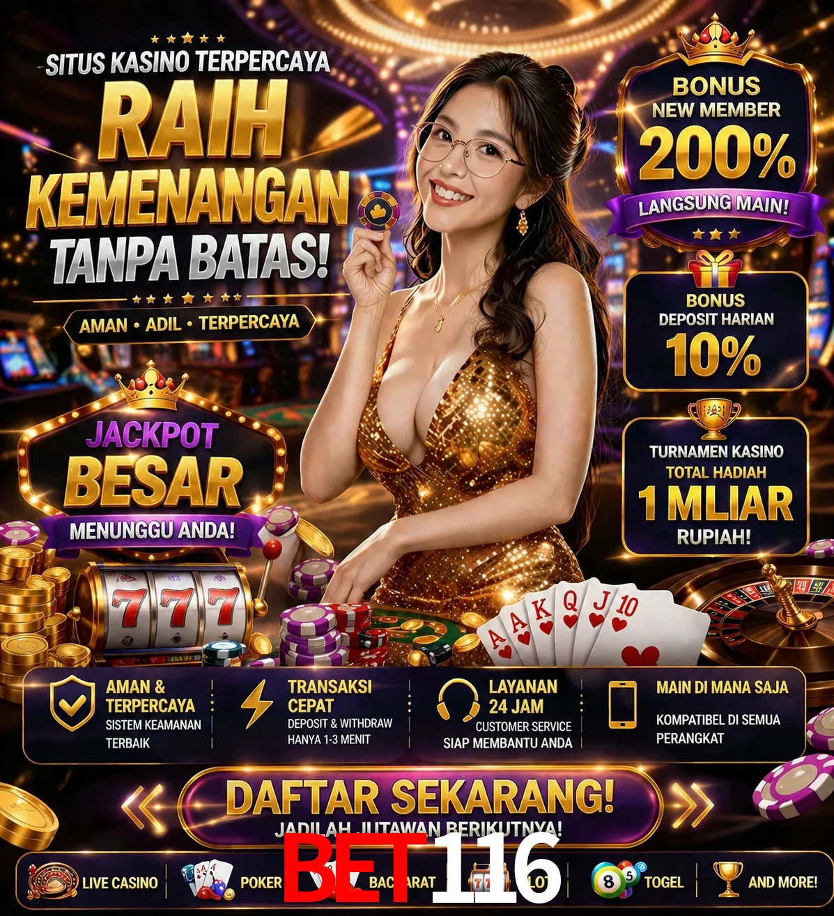 Roleta e blackjack bet116